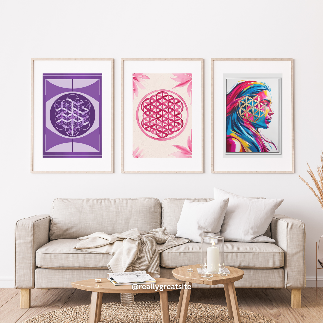 17 Affiches Fleur de Vie Imprimables