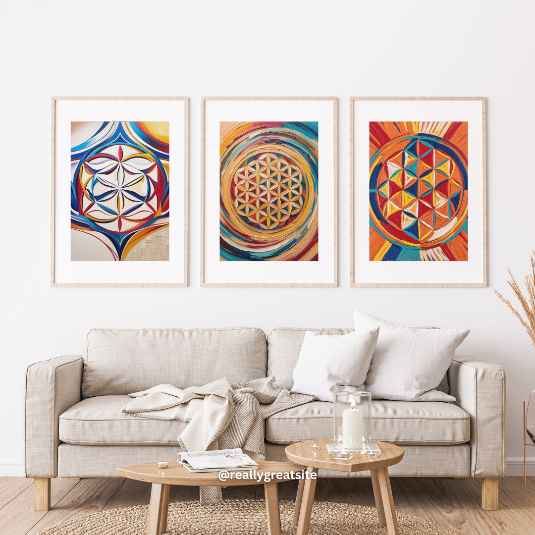 17 Affiches Fleur de Vie Imprimables