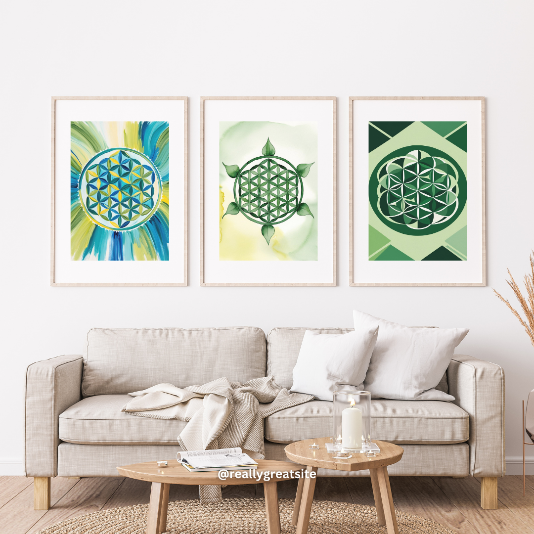 17 Affiches Fleur de Vie Imprimables