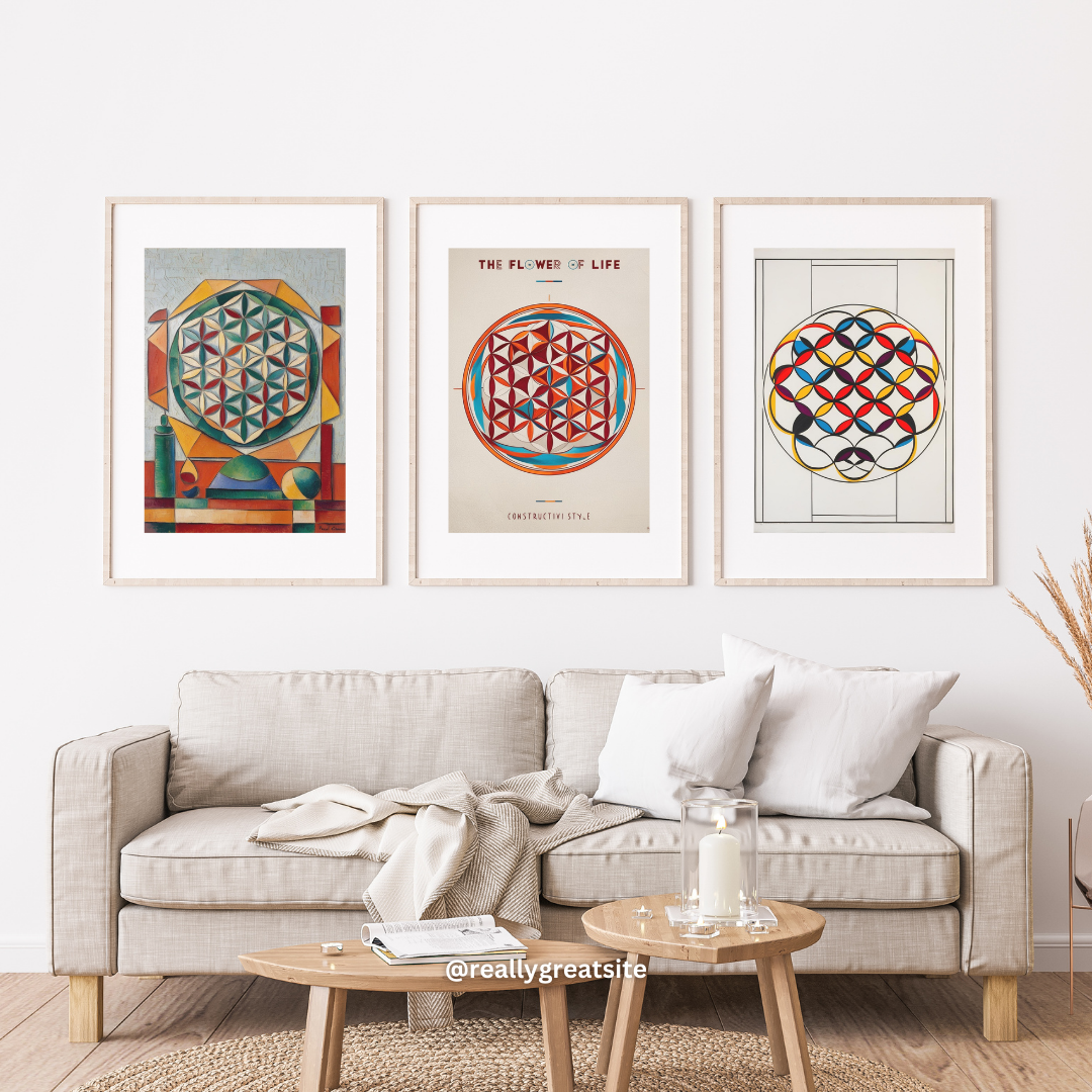 17 Affiches Fleur de Vie Imprimables