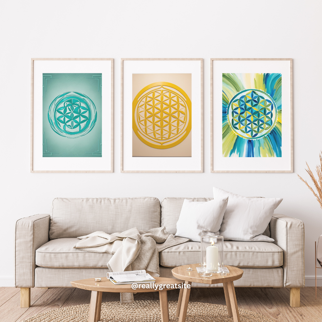 17 Affiches Fleur de Vie Imprimables