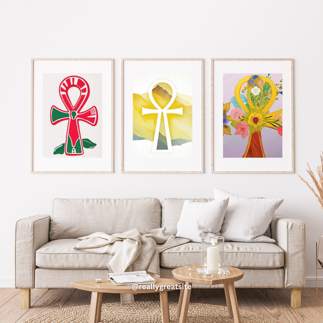 9 Posters Croix de Ankh Imprimables