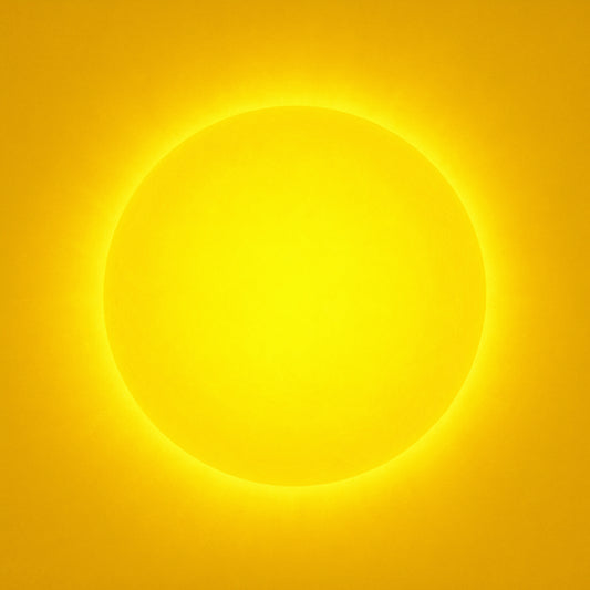 Affiche Chakra Plexus Solaire à imprimer / Vibration Jaune Rayonnant