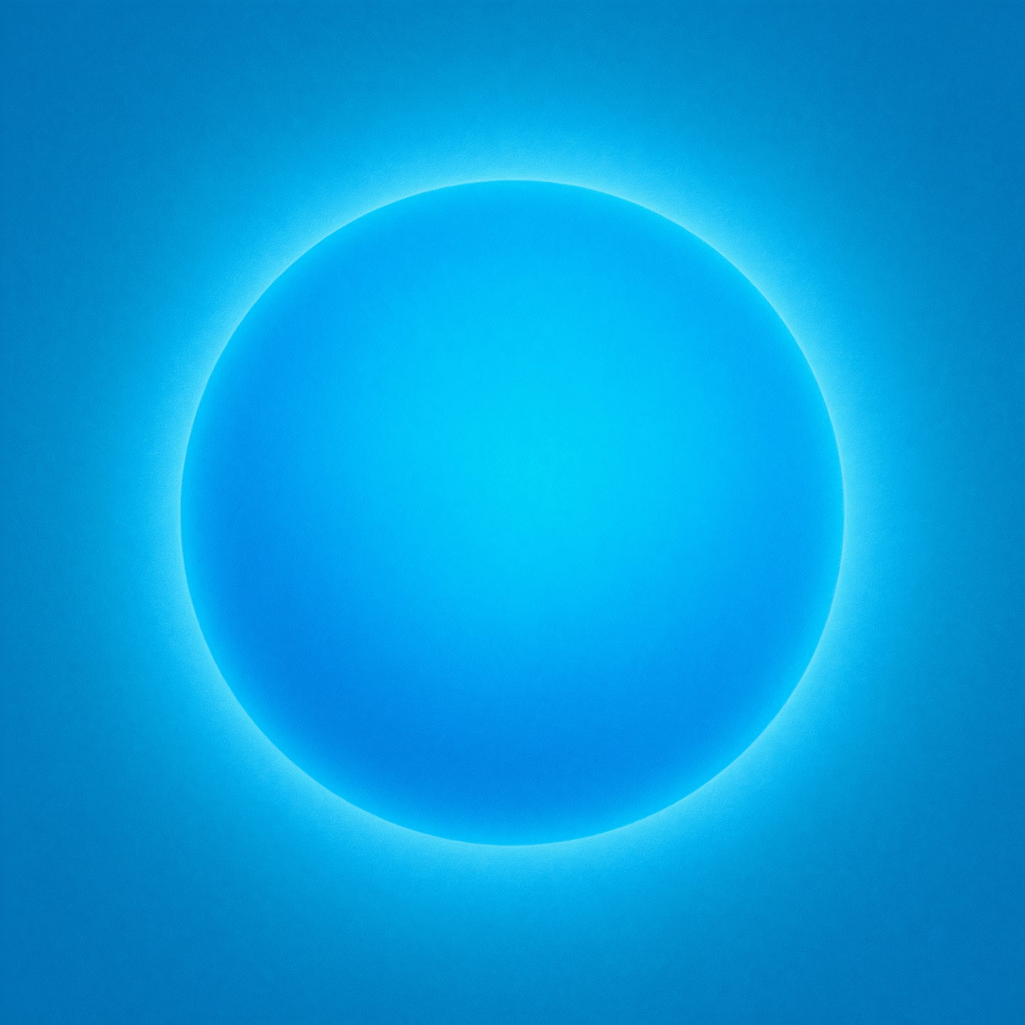 Poster Imprimé brillant Chakra de la Gorge / Vibration Bleu turquoise expressif