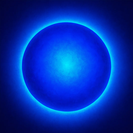 Affiche Chakra 3eme Œil à imprimer / Vibration Bleu Indigo profond