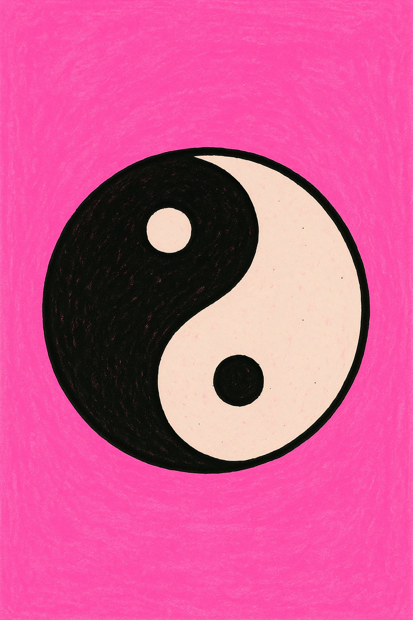 Affiche à imprimer - Yin Yang Pop - L'équilibre éveillée - Pop vibratoire