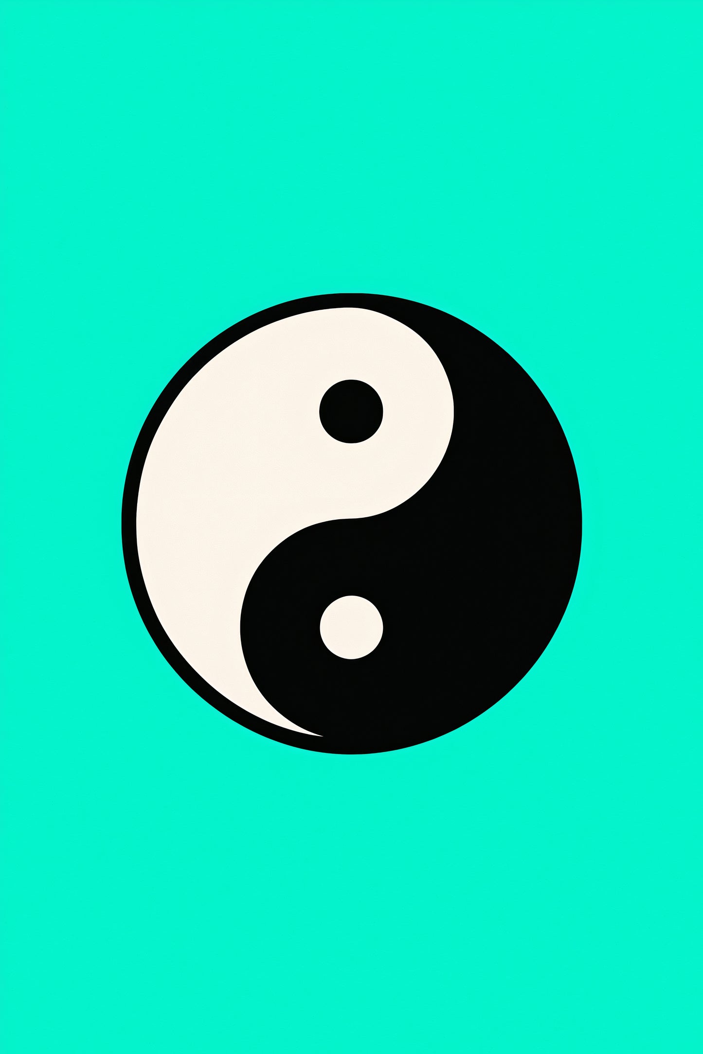 Affiche à imprimer - Yin Yang Pop - L'équilibre éveillée - Pop vibratoire