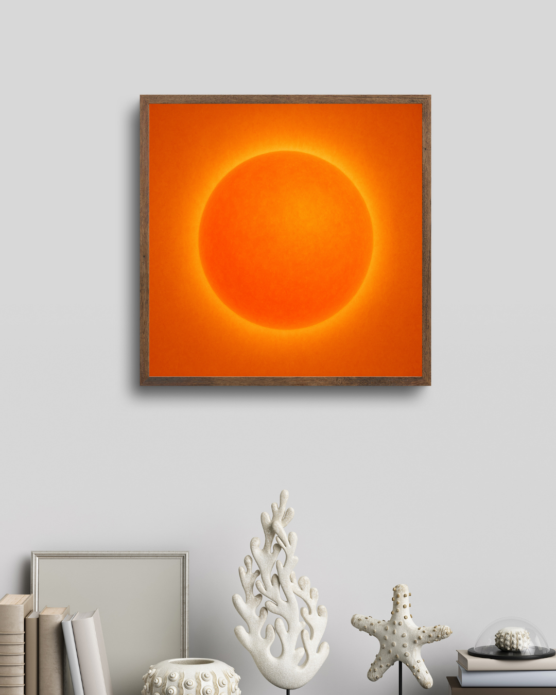 Affiche Chakra sacré à imprimer / Vibration Orange Lumineux