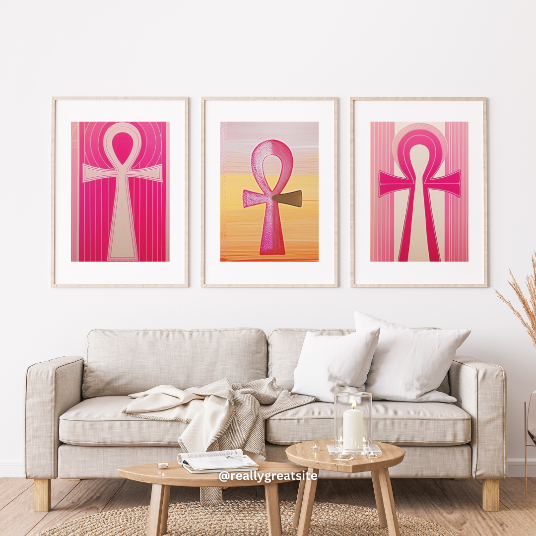 9 Posters Croix de Ankh Imprimables