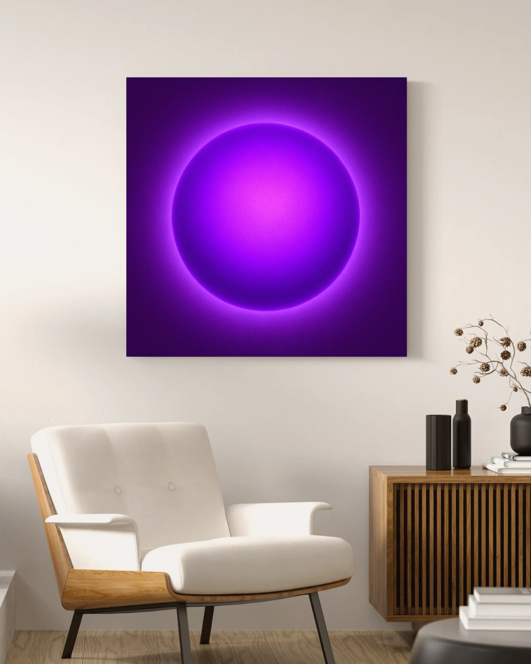 Affiche Chakra Coronal à imprimer / Vibration Violet éthéré