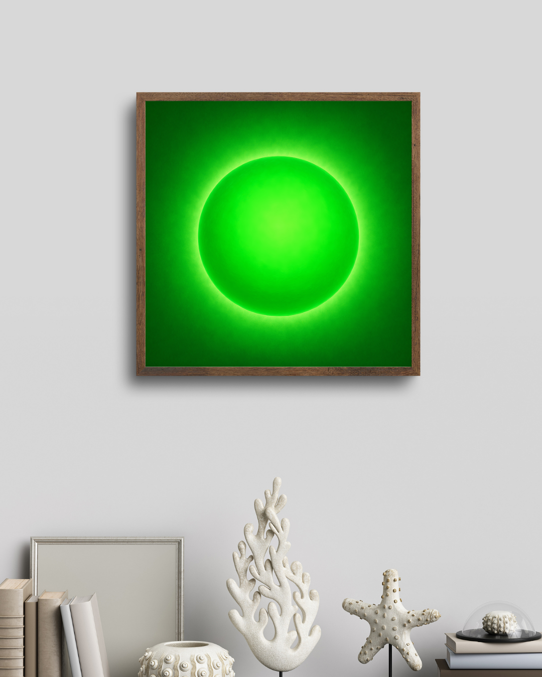 Affiche Chakra du Cœur à imprimer / Vibration vert chaleureux