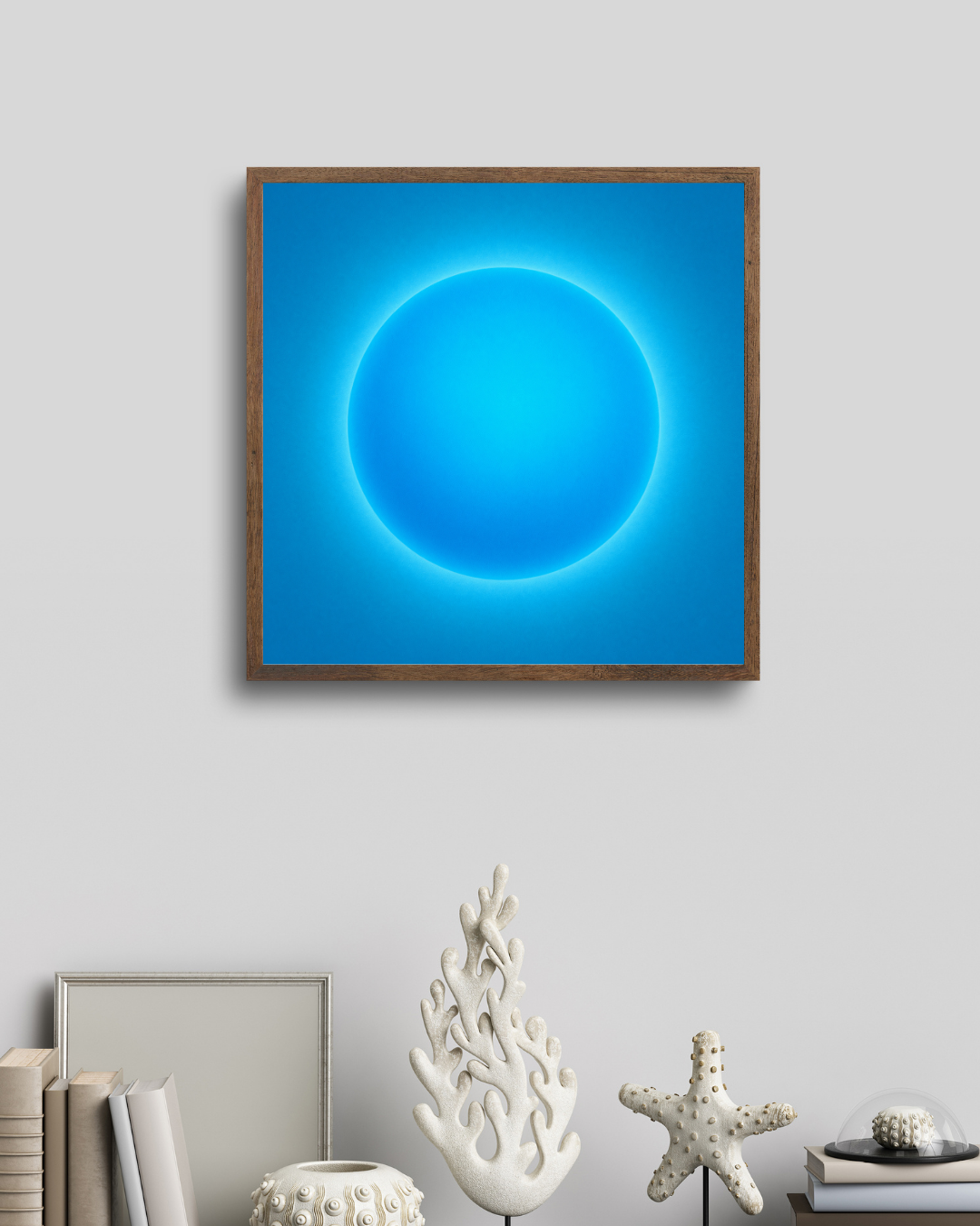 Affiche Chakra de la Gorge à imprimer / Vibration Bleu Turquoise expressif