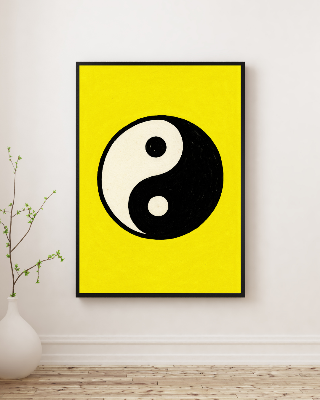 Affiche à imprimer - Yin Yang Pop - L'équilibre éveillée - Pop vibratoire