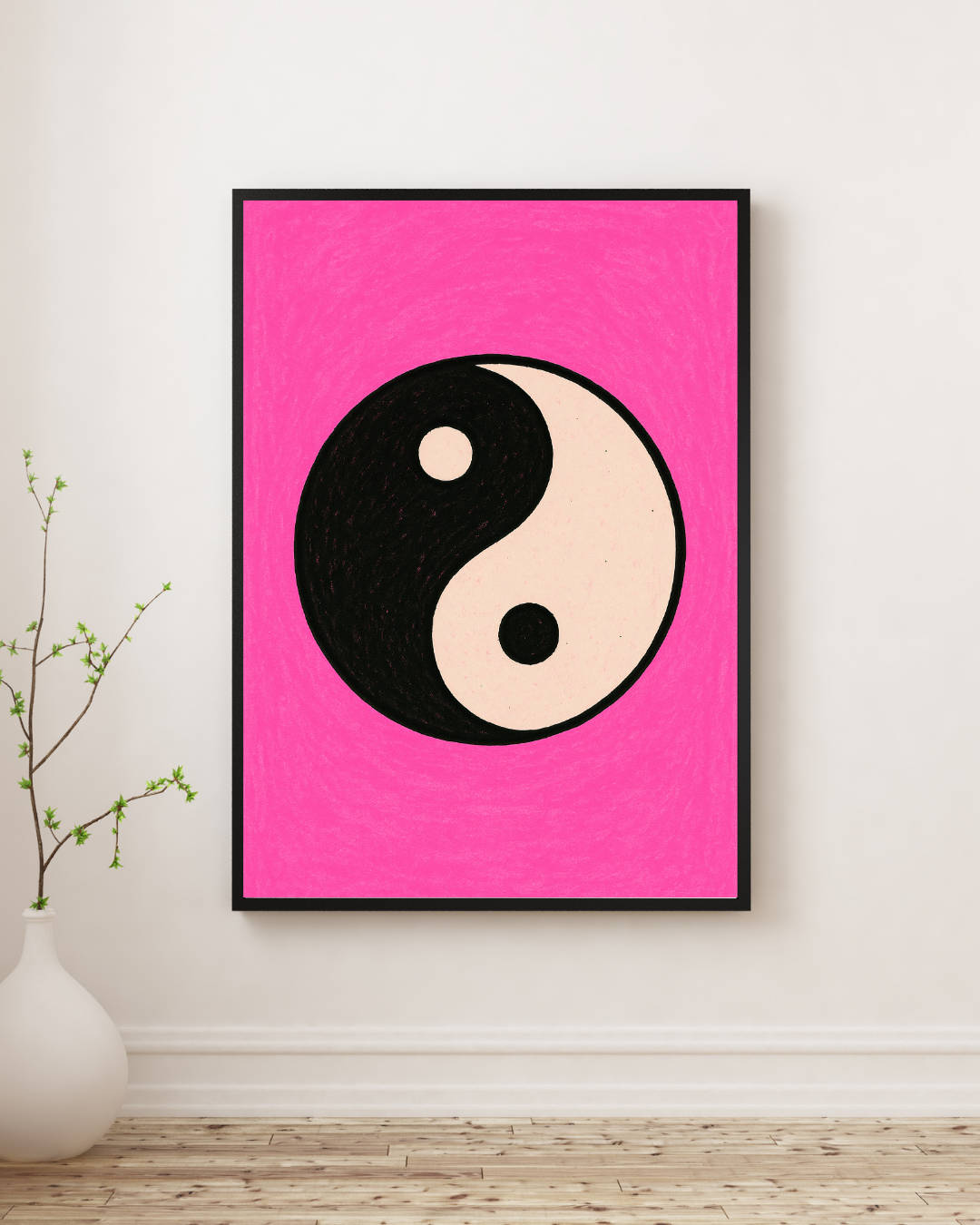 Affiche à imprimer - Yin Yang Pop - L'équilibre éveillée - Pop vibratoire